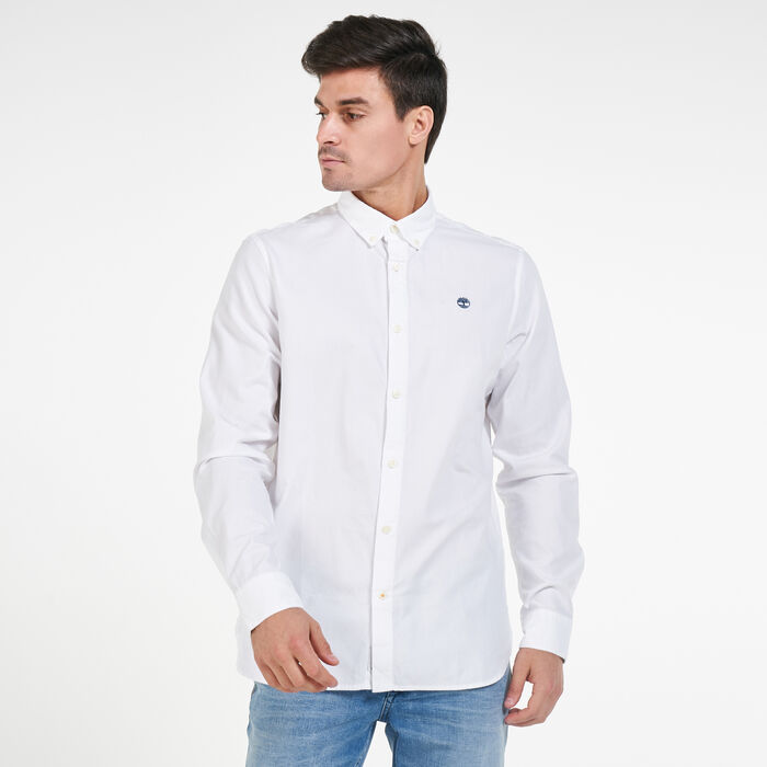 Timberland Men's Ela River Elevated Oxford Shirt White Timberland Men's Ela River Elevated Oxford Shirt White image number 0