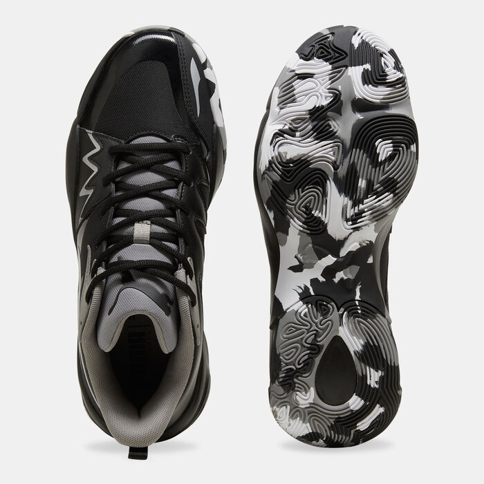 PUMA Men's Genetics Basketball Shoes Black PUMA Men's Genetics Basketball Shoes Black image number 3