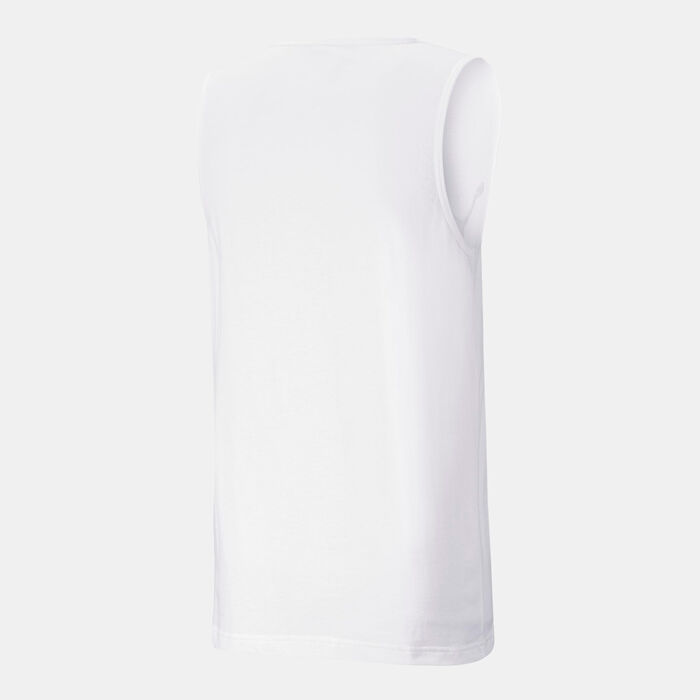 PUMA Men's Essential Tank Top White image number 1