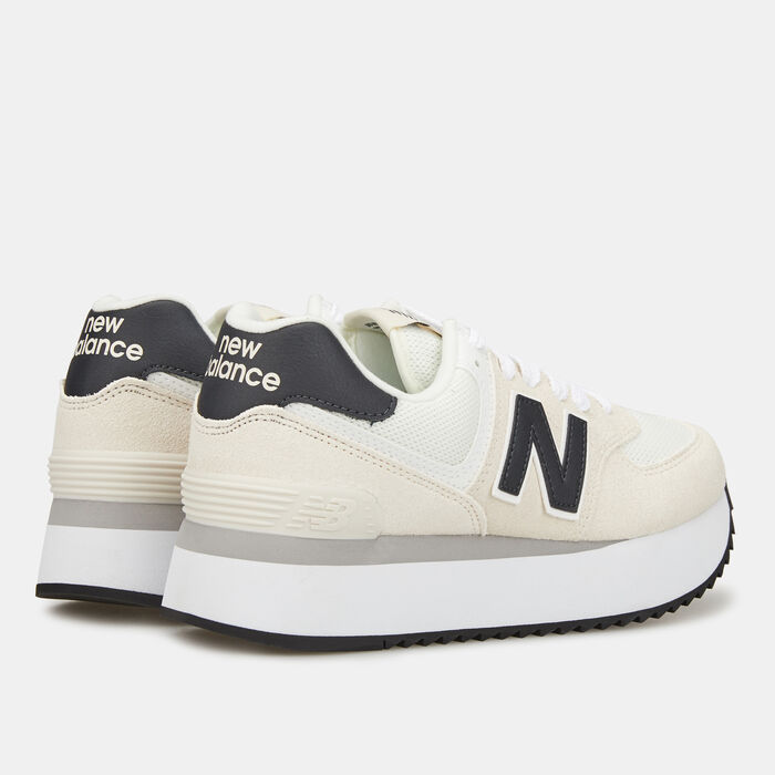 New Balance Women's 574+ Shoes Beige New Balance Women's 574+ Shoes Beige image number 2