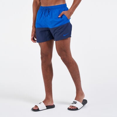 Nike Swim Men's Split Swim Trunks Blue Nike Swim Men's Split Swim Trunks Blue