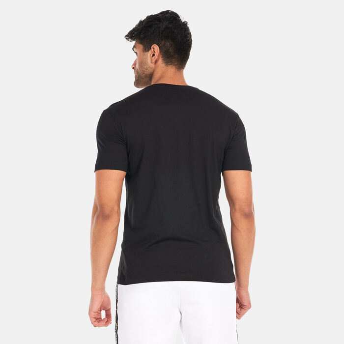 EA7 Emporio Armani Men's Train Gold Label Big Logo T-Shirt Black EA7 Emporio Armani Men's Train Gold Label Big Logo T-Shirt Black image number 1