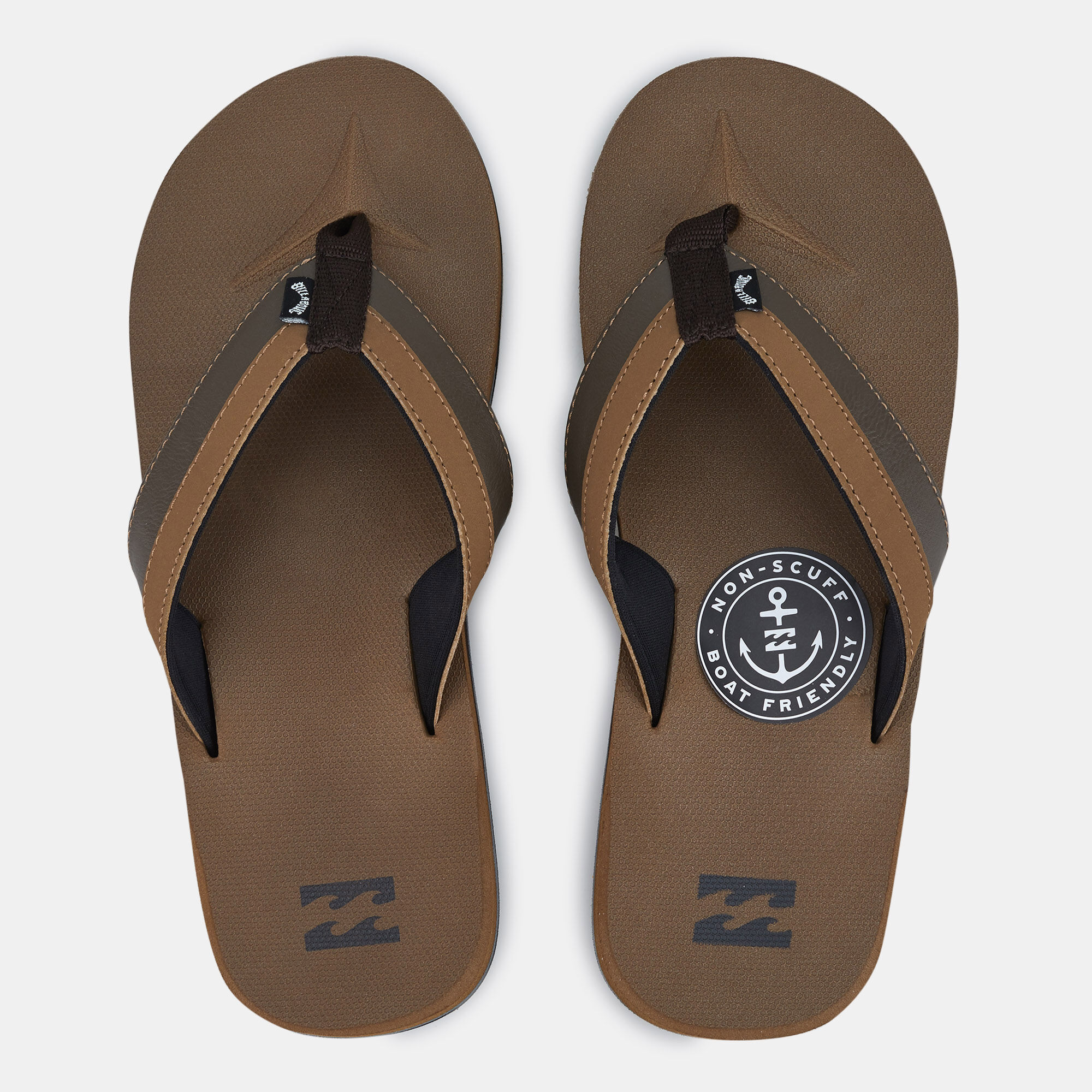 Men s All Day Impact Slip On Flip Flops Brown Billabong in KSA SSS