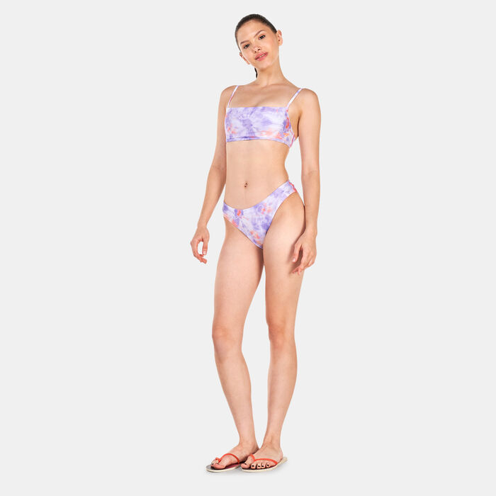 Speedo Women's Thinstrap 2-PIece Bikini Set Purple image number 2