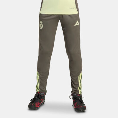 adidas Kids' Real Madrid Tiro 25 Competition Training Football Pants Grey