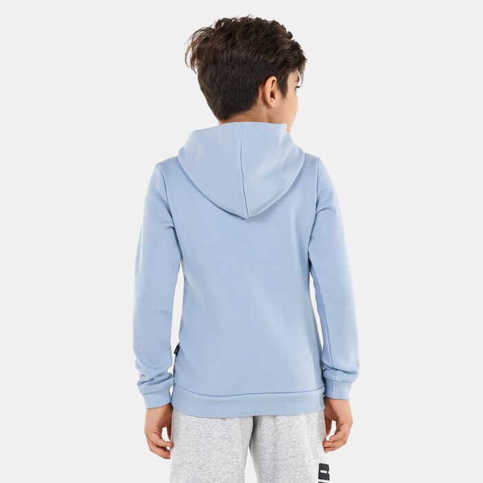 PUMA Kids' ESS Logo Hoodie Blue PUMA Kids' ESS Logo Hoodie Blue image number 1