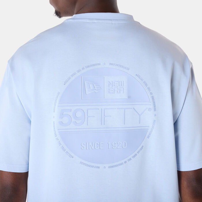 New Era Men's Sticker T-Shirt Blue New Era Men's Sticker T-Shirt Blue image number 4