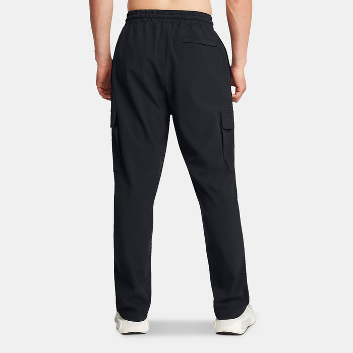 Under Armour Men's Vibe Woven Cargo Pants Black Under Armour Men's Vibe Woven Cargo Pants Black image number 1