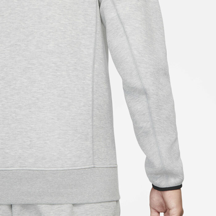 Nike Men's Sportswear Tech Fleece Hoodie Grey image number 5