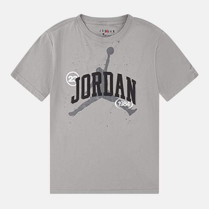 Jordan Kids' 1984 Jumpman T-Shirt Grey Jordan Kids' 1984 Jumpman T-Shirt Grey image number 0