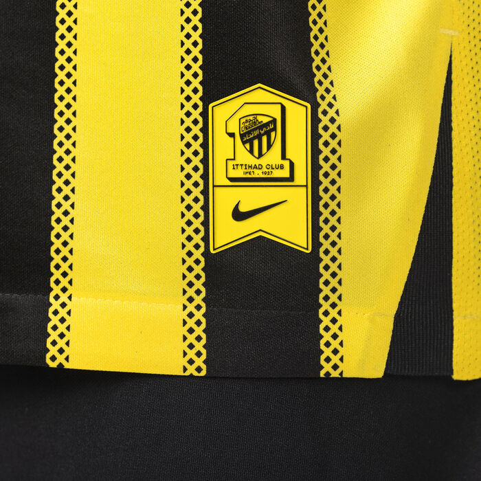 Nike Kids' Al-Ittihad 2024/25 Home Replica Football Jersey yellow Nike Kids' Al-Ittihad 2024/25 Home Replica Football Jersey yellow image number 2