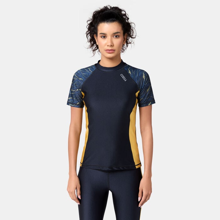 COEGA Women's Swimming Rashguard Black COEGA Women's Swimming Rashguard Black image number 0