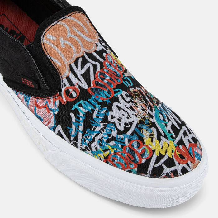 Vans Classic Unisex Slip-On Shoes Black Vans Classic Unisex Slip-On Shoes Black image number 4