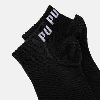 PUMA Kids' Quarter Socks (3 Pairs) Black PUMA Kids' Quarter Socks (3 Pairs) Black