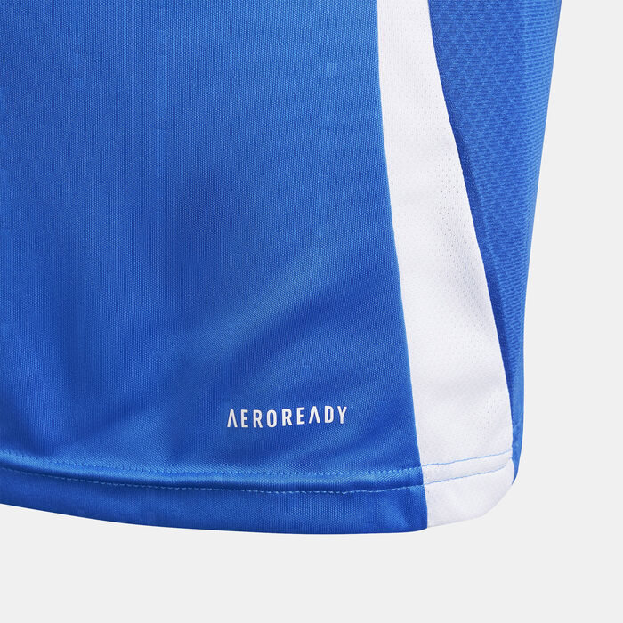 adidas Kids' Italy Replica Home Football Jersey - 2024 Blue adidas Kids' Italy Replica Home Football Jersey - 2024 Blue image number 4