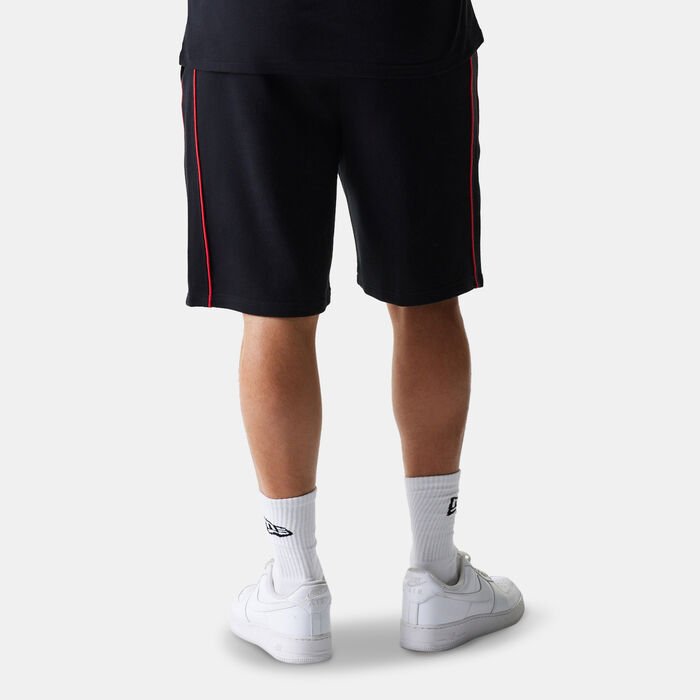 New Era Men's NBA Chicago Bulls Piping Graphic Shorts Black New Era Men's NBA Chicago Bulls Piping Graphic Shorts Black image number 1