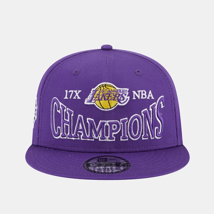 New Era Men's LA Lakers Champions Patch 9FIFTY Cap Purple New Era Men's LA Lakers Champions Patch 9FIFTY Cap Purple image number 0