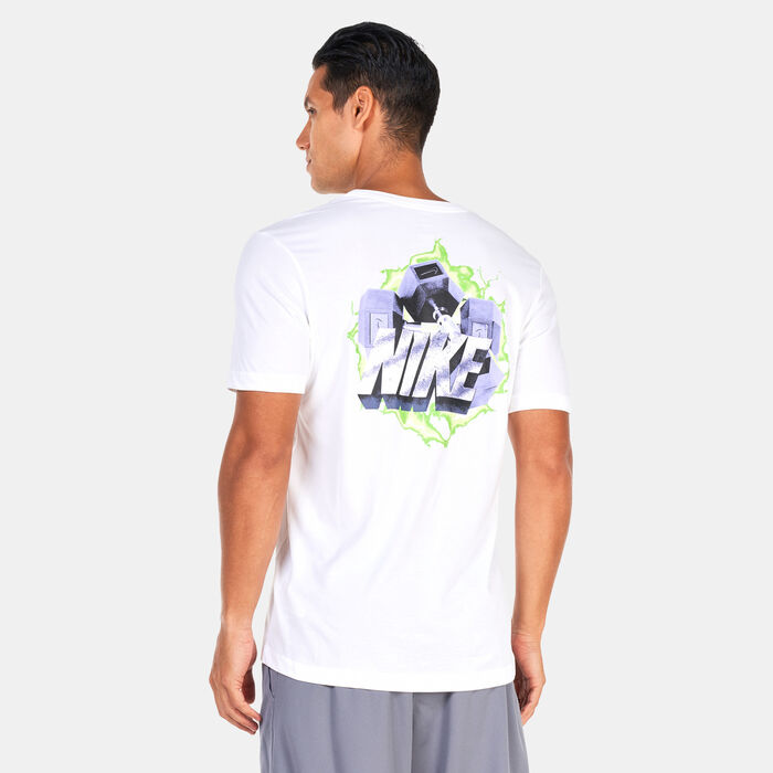 Nike Men's Dri-FIT Training T-Shirt White image number 1