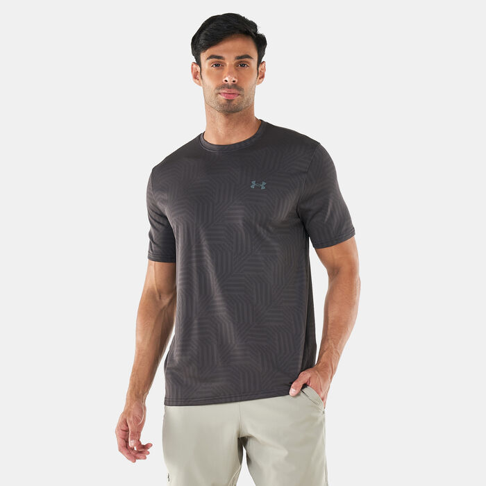 Under Armour Men's UA Training Vent Jacq T-Shirt Blue Under Armour Men's UA Training Vent Jacq T-Shirt Blue image number 0