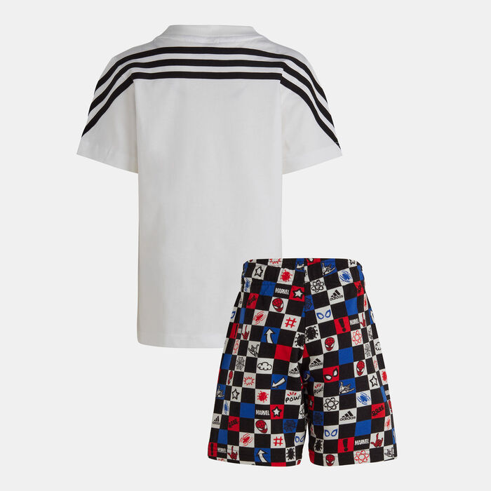 adidas Kids' X Marvel Spider-Man Set White adidas Kids' X Marvel Spider-Man Set White image number 1