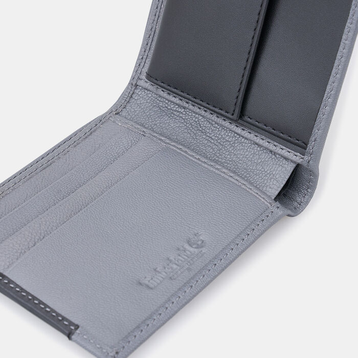Timberland Men's West Haven Billfold Wallet Grey Timberland Men's West Haven Billfold Wallet Grey image number 3