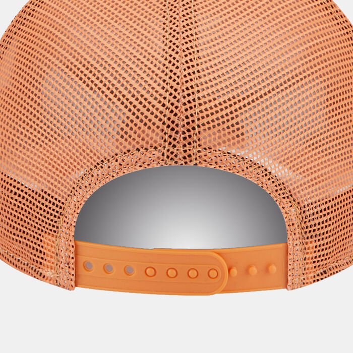 New Era Men's League Essentials New York Yankees Trucker Cap Orange New Era Men's League Essentials New York Yankees Trucker Cap Orange image number 1