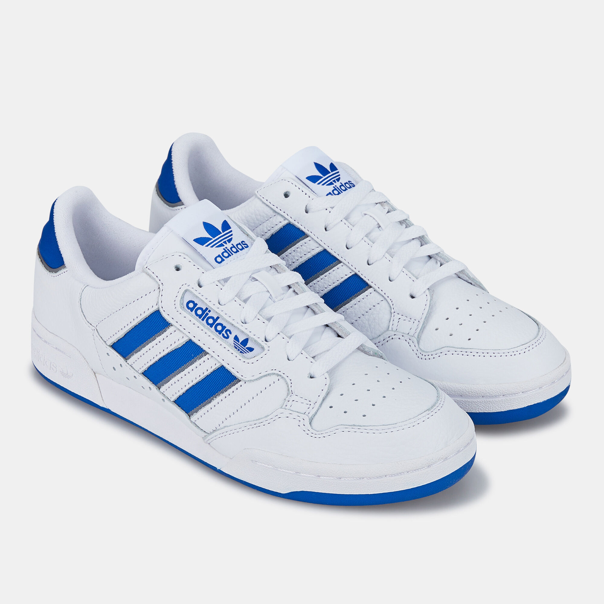 Adidas continental 80 blue stripe sales