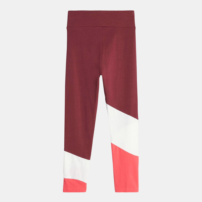 PUMA Kids' Power Cat Leggings Maroon image number 1