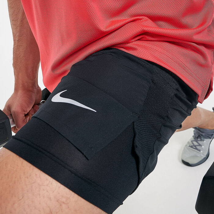 Nike Men's 2-in-1 7-inch Challenger Shorts Grey Nike Men's 2-in-1 7-inch Challenger Shorts Grey image number 3