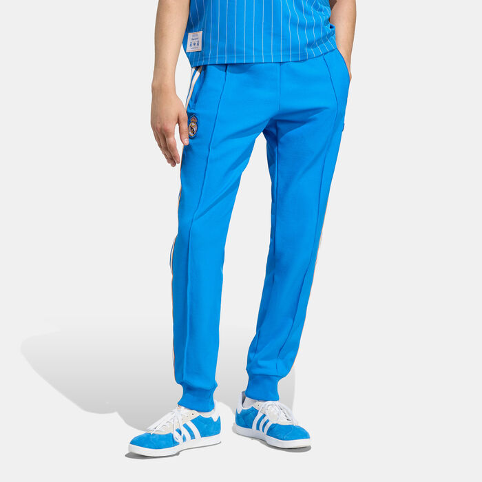 adidas Men's Real Madrid Terrace Icons Track Pants Blue adidas Men's Real Madrid Terrace Icons Track Pants Blue image number 0