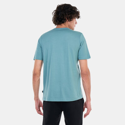 PUMA Men's Essentials+ 2 Colour Logo T-Shirt Green PUMA Men's Essentials+ 2 Colour Logo T-Shirt Green