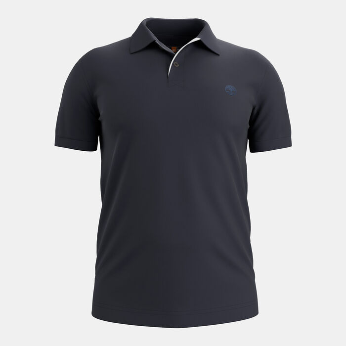 Timberland Men's Millers River Stretch Polo Shirt Blue Timberland Men's Millers River Stretch Polo Shirt Blue image number 0