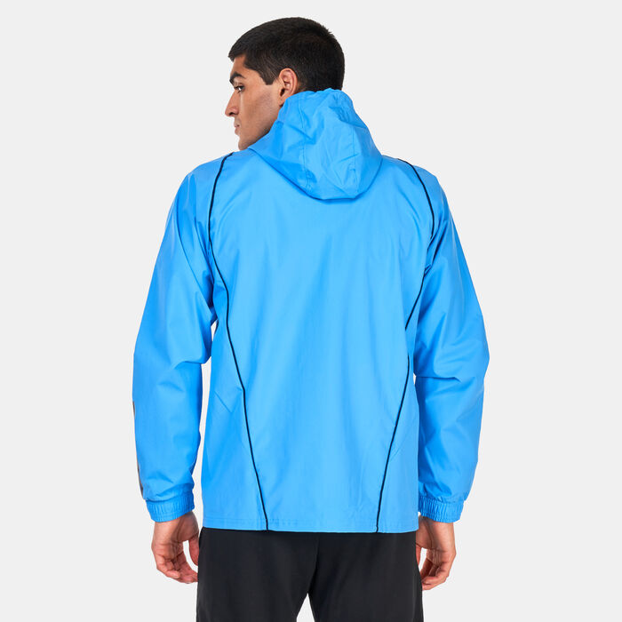 adidas Men’s Argentina Tiro 23 All-Weather Hooded Jacket Blue adidas Men’s Argentina Tiro 23 All-Weather Hooded Jacket Blue image number 1