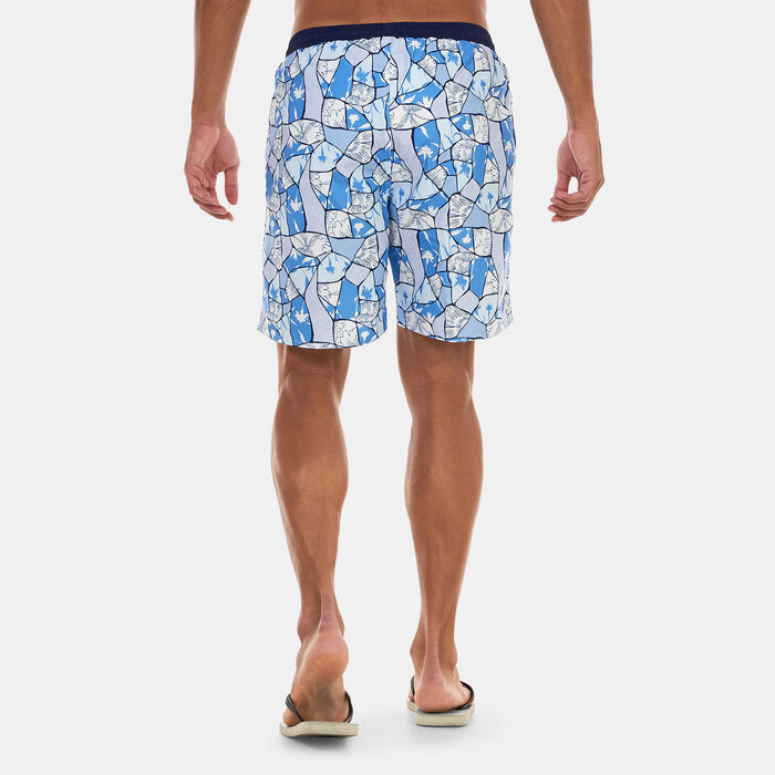 COEGA Men's Printed 18-Inch Board Shorts Blue COEGA Men's Printed 18-Inch Board Shorts Blue image number 1