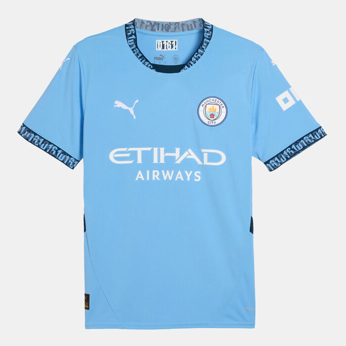 PUMA Men's Manchester City 24/25 Home Replica Football Jersey Blue image number 0