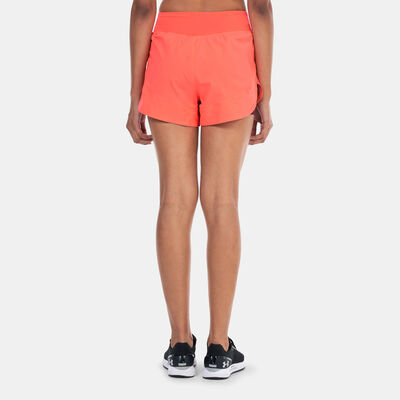 Under Armour Women's Flex Woven 2-in-1 Training Shorts Orange
