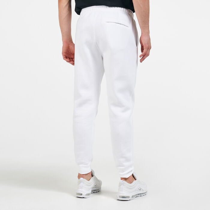 Nike Men's Sportswear Club Fleece Joggers White Nike Men's Sportswear Club Fleece Joggers White image number 1