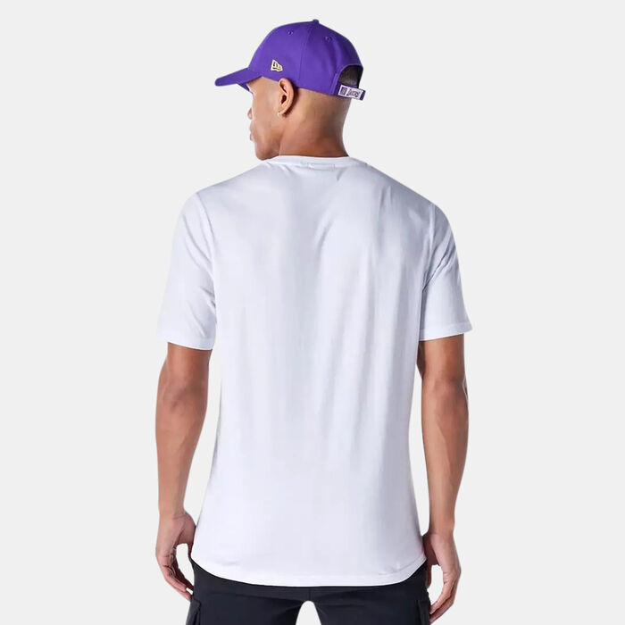 New Era Men's NBA Los Angeles Lakers Graphc T-Shirt White New Era Men's NBA Los Angeles Lakers Graphc T-Shirt White image number 1