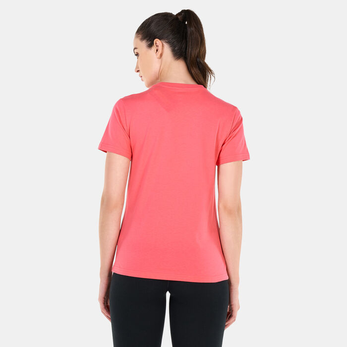 Converse Women's Wordmark T-Shirt Red Converse Women's Wordmark T-Shirt Red image number 1