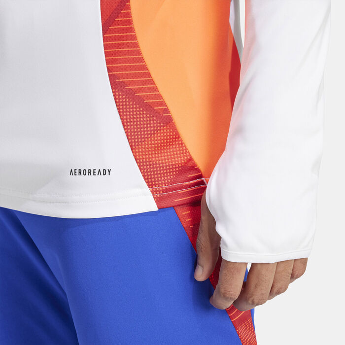 adidas Men's Tiro 24 Competition 1/4-Zip Football Top White adidas Men's Tiro 24 Competition 1/4-Zip Football Top White image number 4