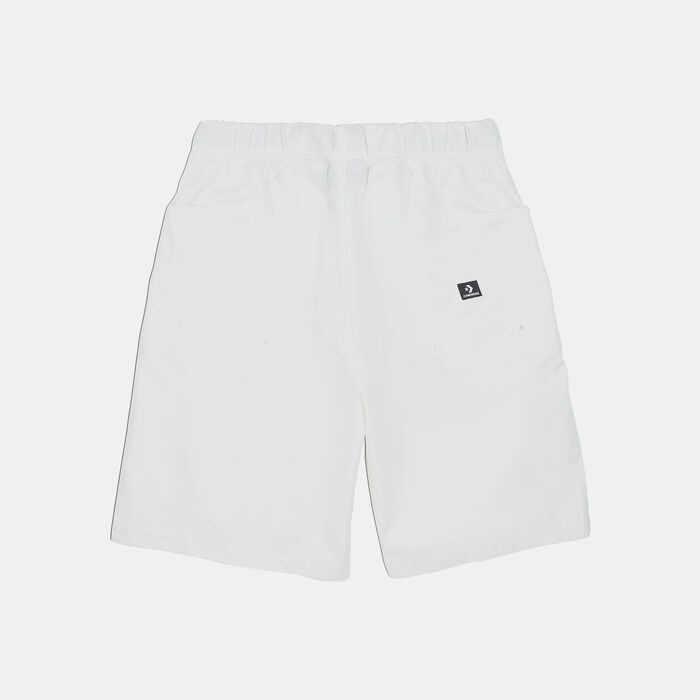 Converse Men's Elevated Lightweight Cargo Shorts White Converse Men's Elevated Lightweight Cargo Shorts White image number 1