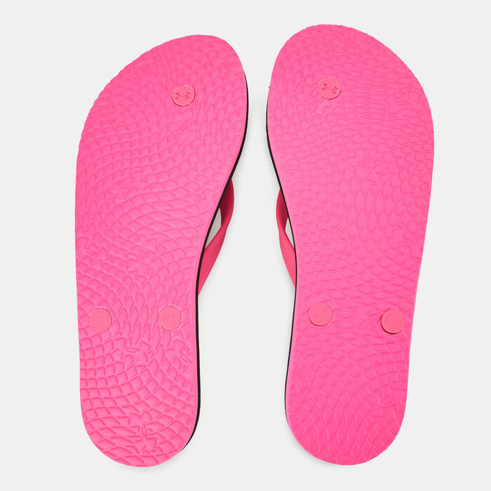 Under Armour Women's UA Atlantic Dune Flip Flops Black Under Armour Women's UA Atlantic Dune Flip Flops Black image number 1