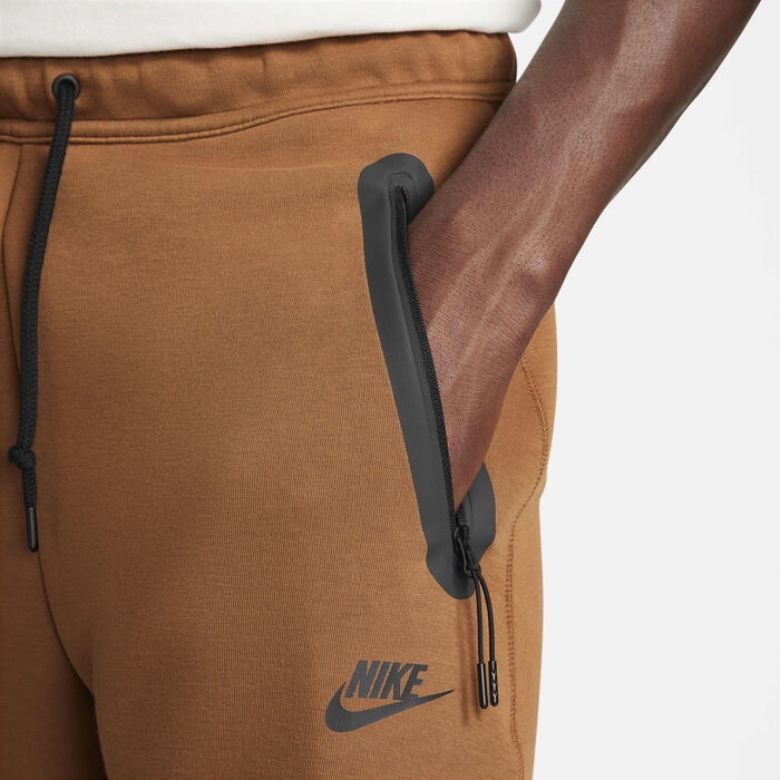 Nike Men's Sportswear Tech Fleece Open-Hem Tracksuit Bottoms Brown Nike Men's Sportswear Tech Fleece Open-Hem Tracksuit Bottoms Brown image number 3