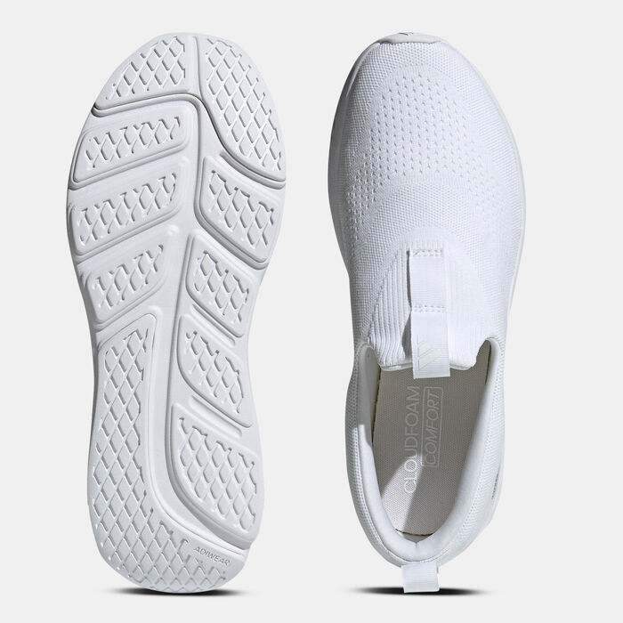 adidas Men's Cloudfoam Go Lounger Shoes White adidas Men's Cloudfoam Go Lounger Shoes White image number 4