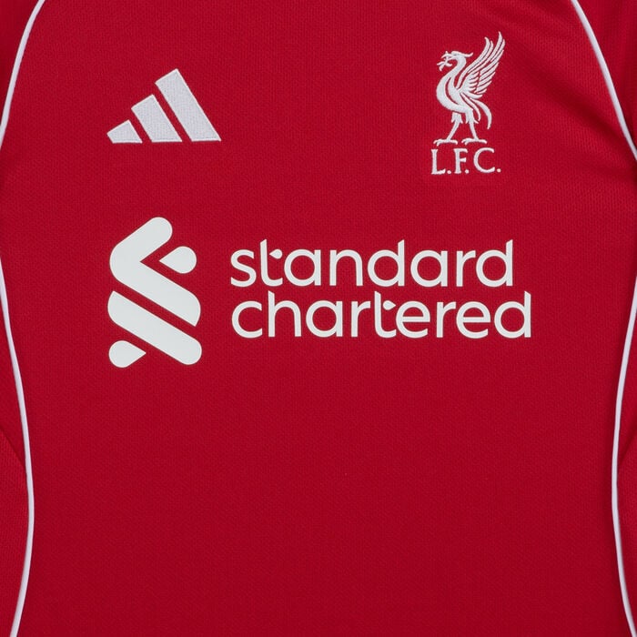 adidas Kids' Liverpool 25/26 Home Replica Football Jersey Red adidas Kids' Liverpool 25/26 Home Replica Football Jersey Red image number 2
