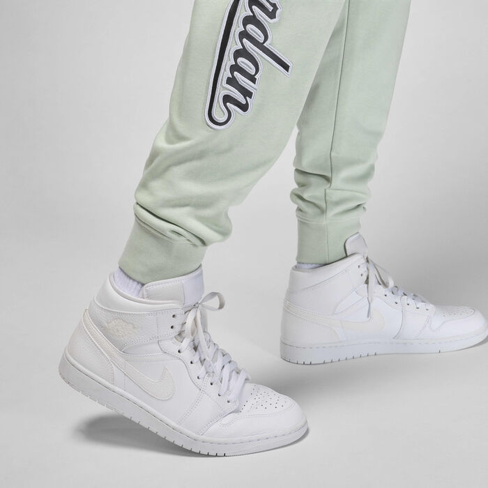 Jordan Men's Flight MVP Lightweight Fleece Trousers Green Jordan Men's Flight MVP Lightweight Fleece Trousers Green image number 4