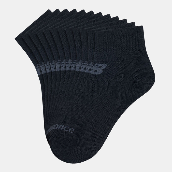 New Balance Performance Flat Knit Ankle Socks (6 Pack) Black New Balance Performance Flat Knit Ankle Socks (6 Pack) Black image number 0