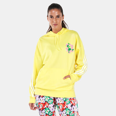 adidas Women's x Marimekko Hoodie yellow adidas Women's x Marimekko Hoodie yellow