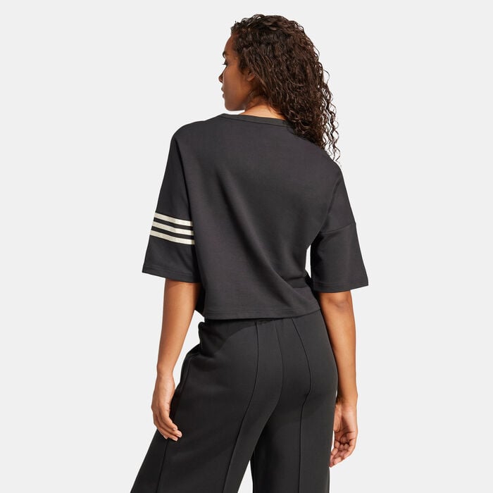 adidas Originals Women's Neuclassics T-Shirt Black adidas Originals Women's Neuclassics T-Shirt Black image number 1