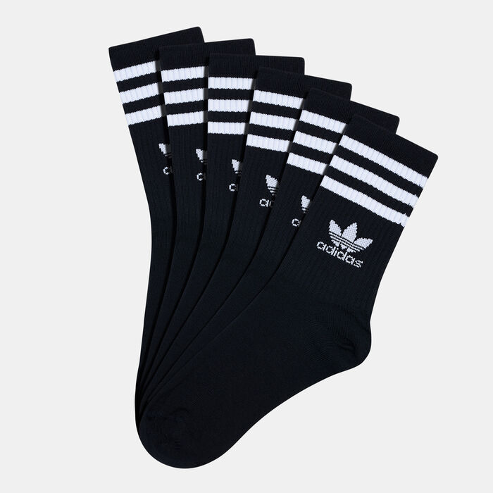 adidas Originals Men's Crew Socks (3 Pairs) Black image number 0
